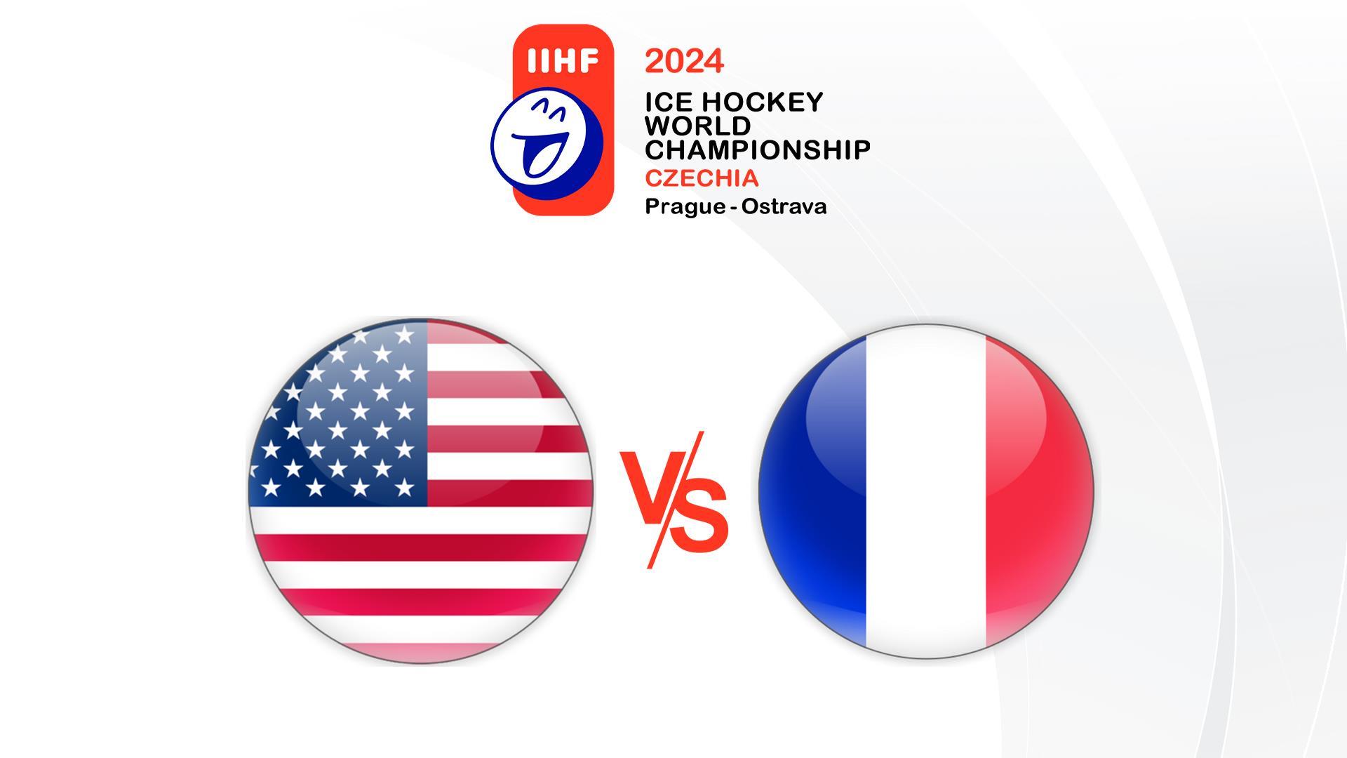 Хоккей. Чемпионат мира. США - Франция. Трансляция из Чехии