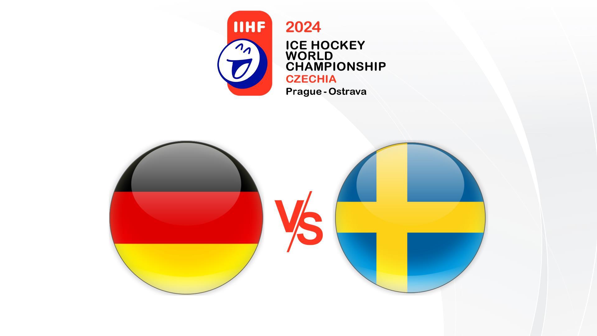 Хоккей. Чемпионат мира. Германия - Швеция. Трансляция из Чехии