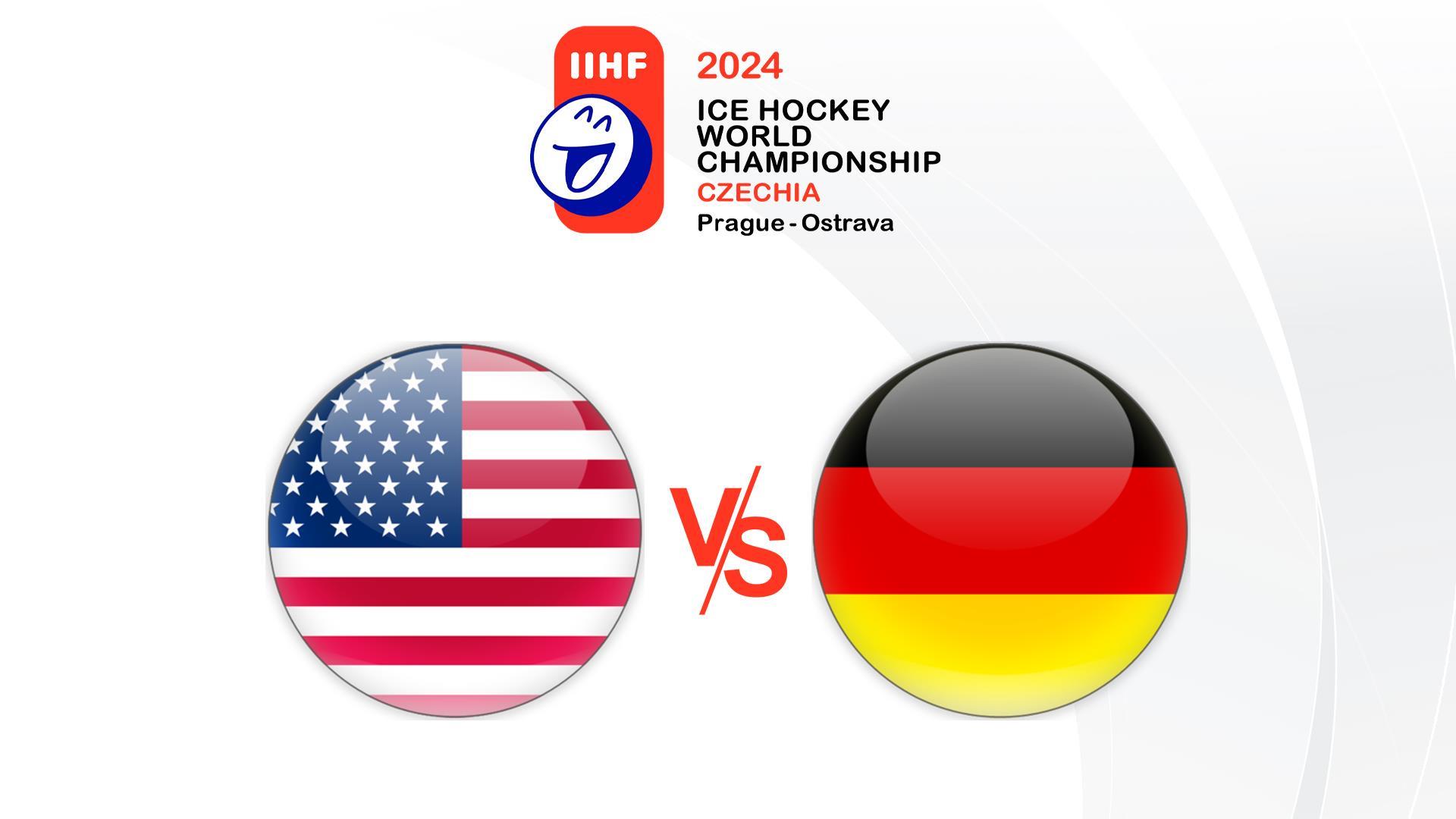 Хоккей. Чемпионат мира. США - Германия. Трансляция из Чехии
