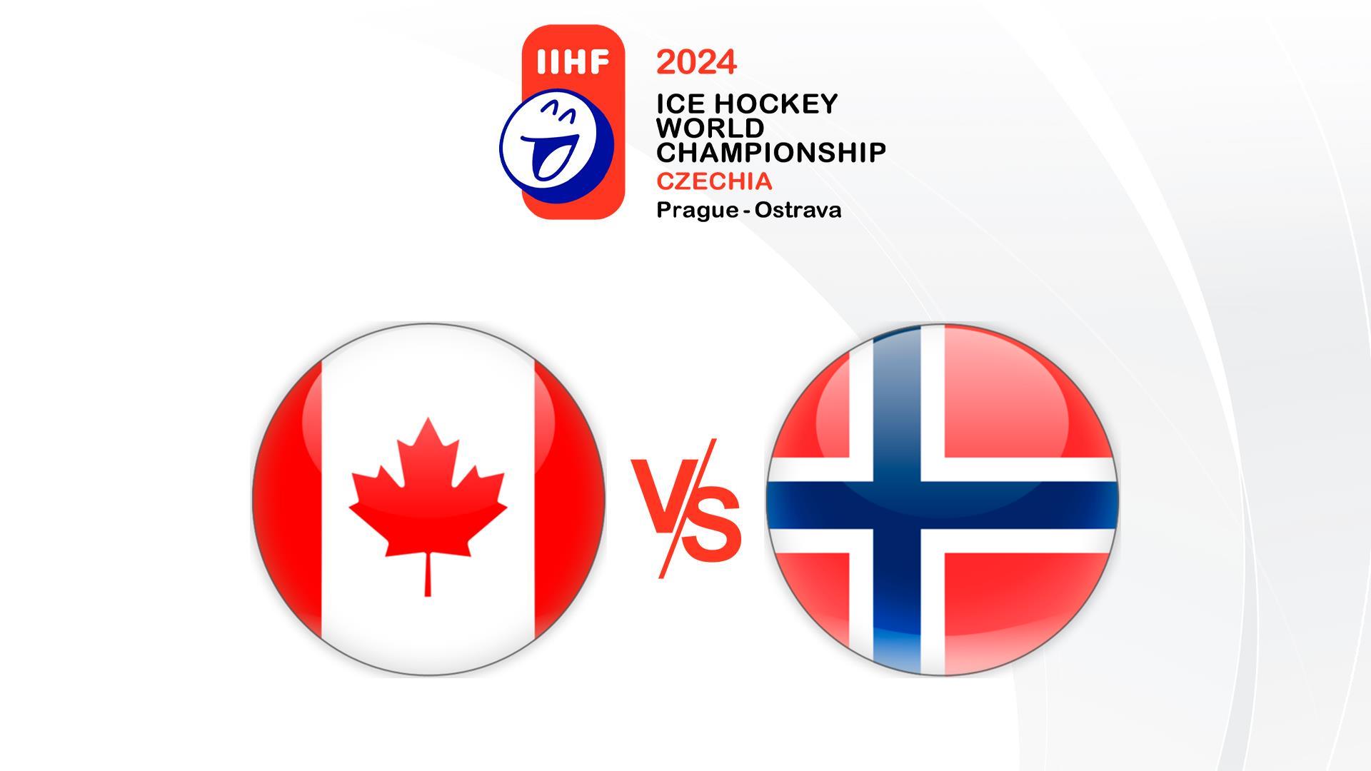 Хоккей. Чемпионат мира. Канада - Норвегия. Трансляция из Чехии