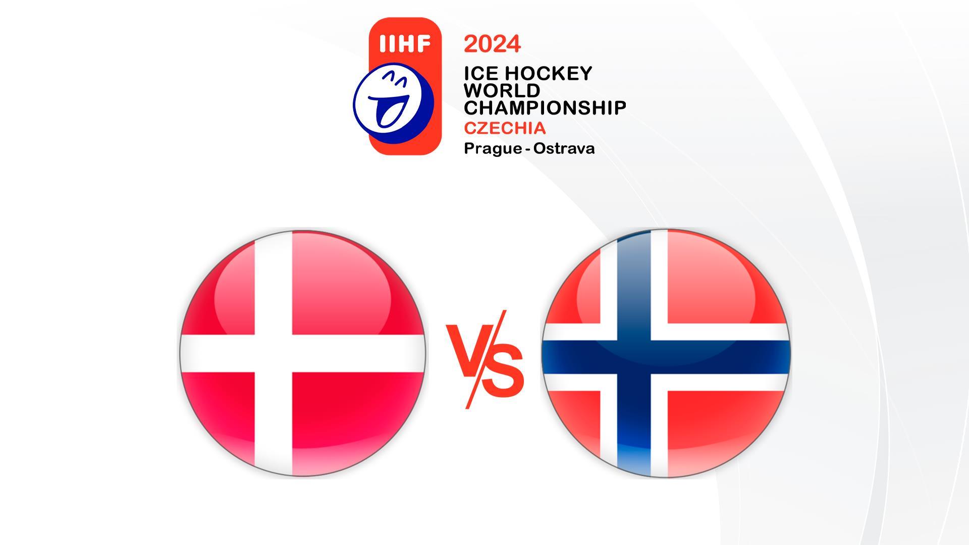 Хоккей. Чемпионат мира. Дания - Норвегия. Трансляция из Чехии