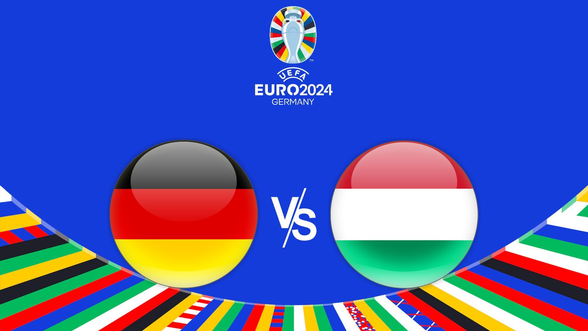 Футбол. Чемпионат Европы-2024. Германия - Венгрия. Трансляция из Германии