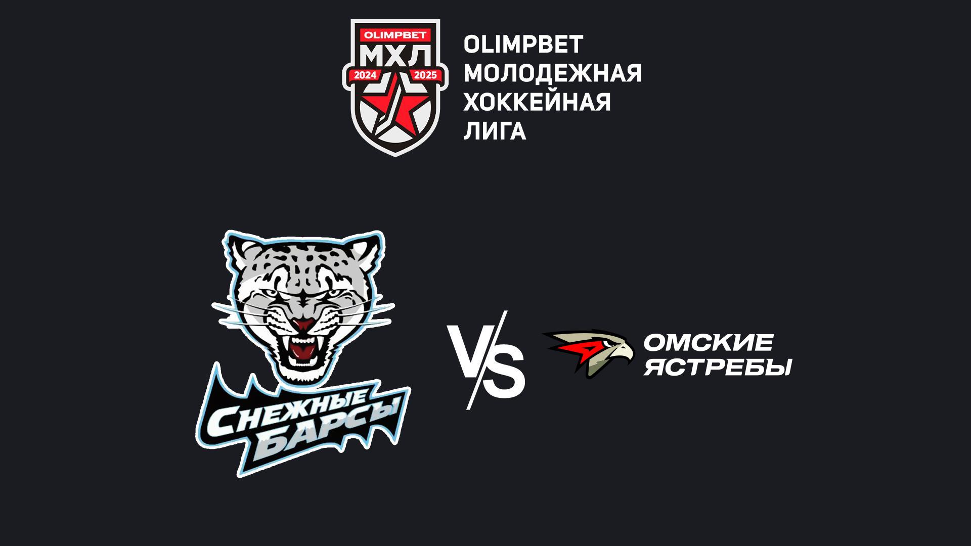 Olimpbet Чемпионат МХЛ. «Снежные Барсы» - «Омские Ястребы»