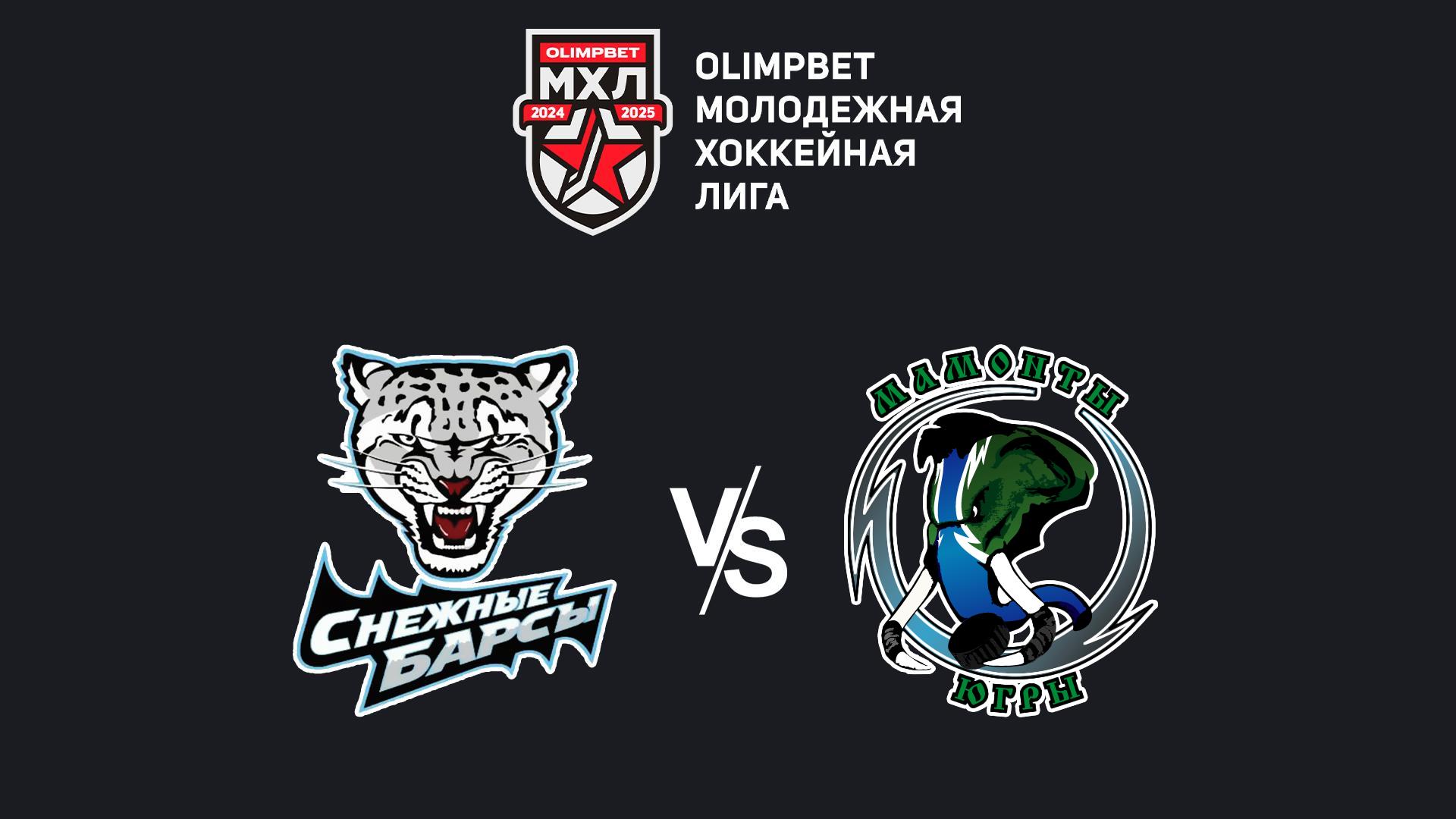 OLIMPBET Чемпионат МХЛ. «Снежные Барсы» - «Мамонты Югры»