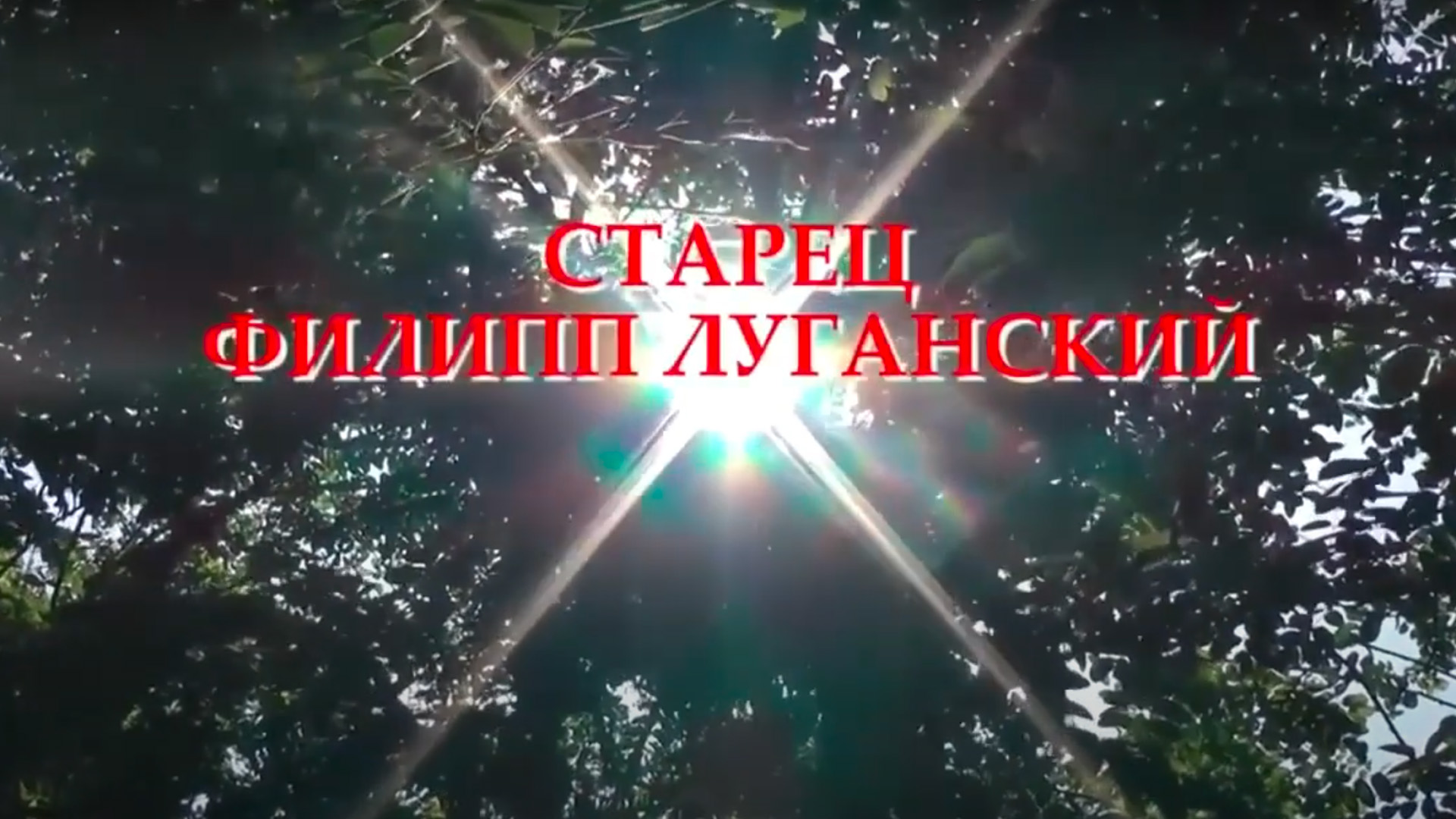 Старец Филипп. Святоград Луганский