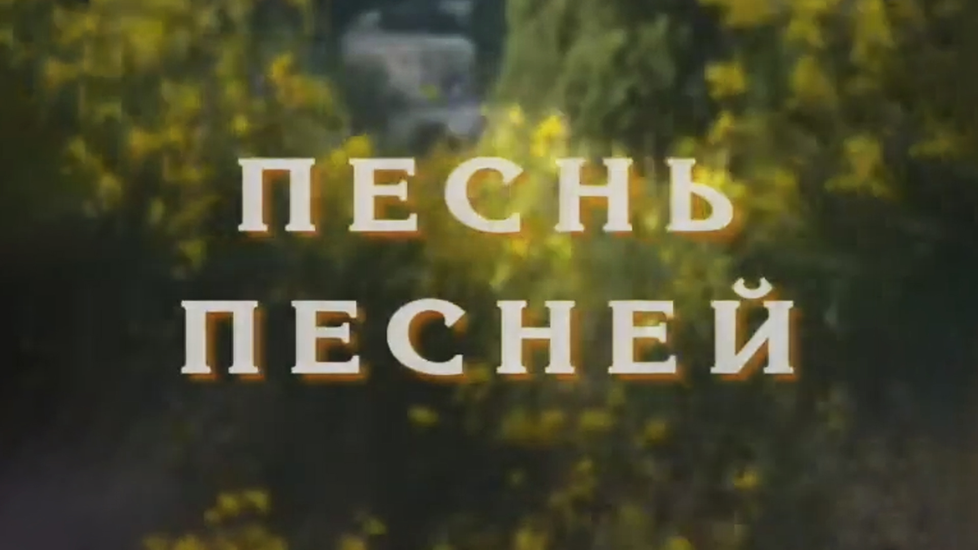 «Песнь Песней». Владимир Высоцкий