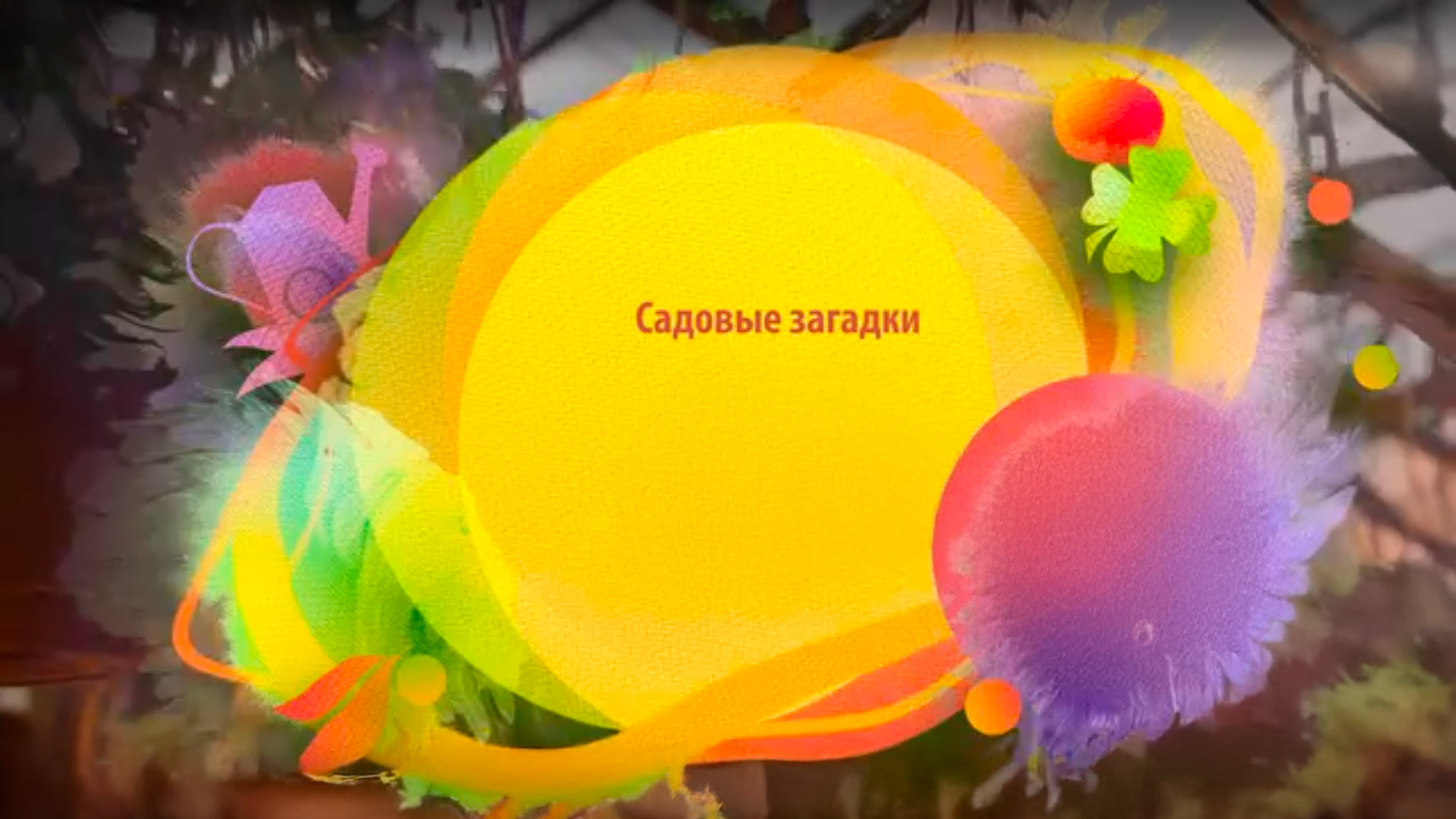 Садовые загадки